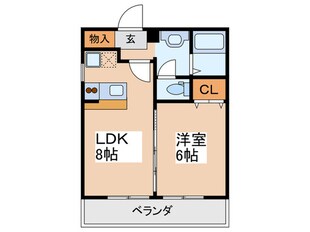 シティハウスお花茶屋の物件間取画像